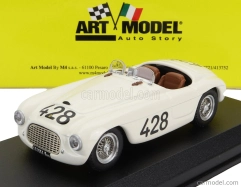 Art-model Ferrari 166mm Spider N 428 Targa Florio 1950 L.musso - A.gaboardi 1:43 White