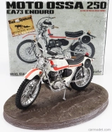 Clc-models Ossa 250 Ae73 Enduro 1973 - Z filmu - Altrimenti Ci Arrabbiamo - Tv Series - Motocykel 1:12 White