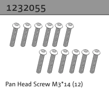 1232055 - Pan Head Screw M3*14 (18)