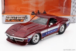 Jada Chevrolet Corvette Zl1 Stingray Coupe 1969 1:24 červená