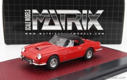 Modely v mierke Matrix Ferrari 400 Superamerica Pinifarina Cabriolet Closed 1960 1:43 Red Black