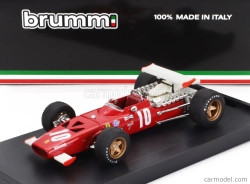 Brumm Ferrari F1 312 N 10 Italy Gp 1969 Pedro Rodriguez 1:43 červená biela