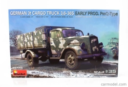 Miniart Opel Blitz Pmq Type German 3t Cargo Military Truck 1952 1:35 /