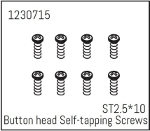 1230715 - Button head Self-tapping screws ST2.5*10 (8) - Khamba