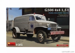Miniart Chevrolet G506 1,5t 4x4 Panelový nákladný automobil pre lekársku službu 1945 1:35 /