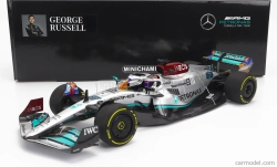 Minichamps Mercedes gp F1 W13e Mercedes-amg Petronas F1 N 63 1:18, stříbrná