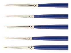 Modelcraft štetec kolinsky red sable (veľkosti 10/0, 20/0, 30/0, 40/0 a 50/0)