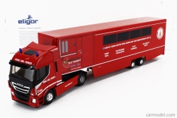Eligor Iveco fiat Stralis 480e6 Euro 6 Truck Fire Engine Space Fly Multiagent Cbrn Detection Sampling And Monitoring Unit 2018 1:43 Červená Černá
