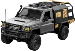 RC auto Land Cruiser Supertourer Toyota, strieborná + náhradná batéria