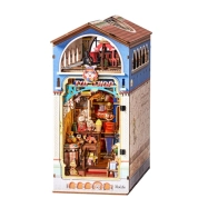 RoboTime 3D skladačka Zarážka na knihy Miniatúra domčeka Hračkárstvo plné pokladov