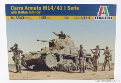 Italeri Tank M14/41 I Series s talianskou pechotou Vojenský 1945 1:35 /