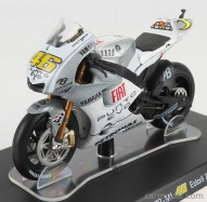 Edicola Yamaha Yzr M1 N 46 Majster sveta Estoril Motogp 2009 Valentino Rossi 1:18 bielo strieborná