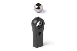 MAXI kĺb M3 s guľou 6,0 mm a vŕtaním 3,0 mm , 2 ks.