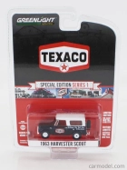 Greenlight Harvester Scout Texaco 1963 1:64 Černá Bílá