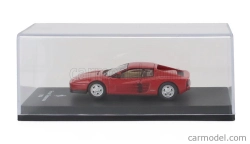 Edicola Ferrari Testarossa 1984 - Con Vetrina - With Showcase 1:64 Red
