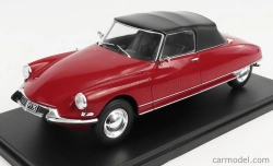 Edicola Citroen Ds19 Cabriolet 1963 1:24 červená čierna