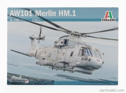 Italeri Agusta westland Aw101 Merlin Hm.1 Uk Royal Navy - Helicopter - 2003 1:72 Military
