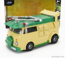 Jada Volkswagen Party Wagon Donatello Ninja Turtles - Tartarughe Ninja 1:32 žltozelený