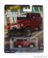Mattel hot wheels Toyota Land Cruiser Fj43 1977 - Rýchlo a zbesilo 1:64 červená biela