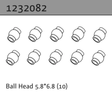 1232082 - Ball Head 5.8*6.8 (10)