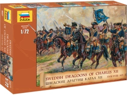 Zvezda figúrky – švédski dragúni (1:72)