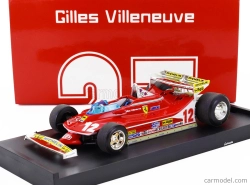 BAZAR - Brumm Ferrari F1  312t4 N 12 Monaco Gp 1979 Gilles Villeneuve 1:43 Red