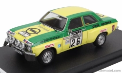 Trofeu Opel Ascona 1.9 Sr (night Version) N 26 Rally Rac Lombard 1973 Walter Rohrl - Jochen Berger 1:43 Zelená Žlutá