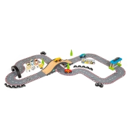 Bigjigs Rail Dřevěná autodráha závodní den - poškozený obal