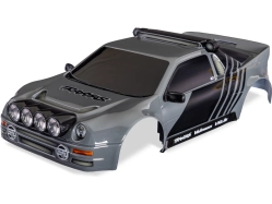 Traxxas karoséria Ford RS200 sivá
