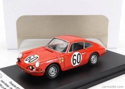 Trofeu Porsche 911s Coupe Team Farjon N 60 24h Le Mans 1967 Andre Wicky - Philippe Farjon 1:43 Orange