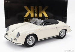 Porsche 356a Speedster 1955 v mierke 1:12 biely