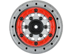 Pro-Line disk 2.2/3.0" Raid bead lock H12/H14 SC šedý/červený