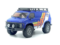 Mini Crawler Hobby Plus / Absima CR-18P EVO-V2 Rock Van 1:18 RTR - modrý
