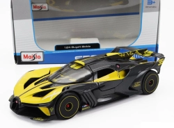 Maisto Bugatti Bolide W16 8.0 Four-turbo 1850hp 500km/h 2020 1:24 Žlutá Černá