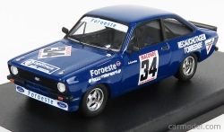 Trofeu Ford england Escort Mkii N 34 Rally Vila Do Conde 1980 A.carreira 1:43 Modrá