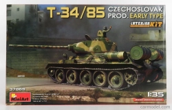 Miniart Kampfpanzer T-34/85 Tank vojenský československý 1944 1:35 /