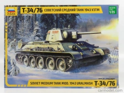 Zvezda Kampfpanzer T34-76 Soviet Medium Tank 1943 1:35 /