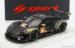Spark-model Porsche 911 992 Rsr-19 Team Gr Racing N 86 8h Baharain 2023 Micheal Wainwright - Riccardo Pera - Benjamin Barker 1:43 Black Gold