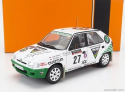 Ixo-models Škoda Felicia N 27 Rally Rac Lombard 1995 P.Sibera - P.Gross 1:18 Bílá Zelená