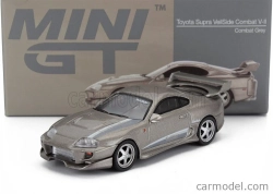 Mini-gt Toyota Supra Veilside Combat V-ii Coupe Lhd 1995 1:64 sivá