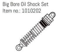 HBP240326 - (1010202) Big Bore Oil Shock Set - EVO/GOAT