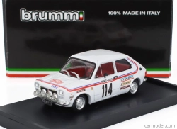 Brumm Fiat 127 1-series (night Version) N 114 Rally Montecarlo 1973 Bernard Dongues - Christian Soulie 1:43 Bílá