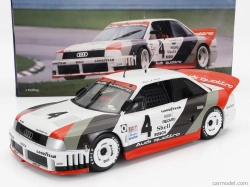 Werk83 Audi 90 Quattro Team Audi Sport N 4 Winner Imsa Laguna Seca 1989 Hans Joachim Stuck 1:18 Bílá Šedá Červená