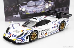 Werk83 Porsche 911 Gt1-98 3.2l Turbo Team Porsche Ag Mobil-1 N 25 2nd 24h Le Mans 1998 Uwe Alzen - Jorg Muller - Bob Wollek 1:12 Biela Modrá Červená