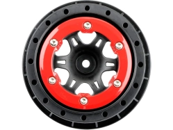 Pro-Line disk 2,2/3,0" Split Six zadný H12 červeno-čierny (2)