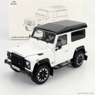 LCD model Land rover Defender 90 Works V8 70th Edition 2018 1:18 White