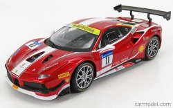 Bburago Ferrari 488 Challenge N 11 Racing 2017 1:24 Red Met