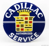 Edicola Príslušenstvo Kovový okrúhly tanier - Cadillac Service 1:1 Blue