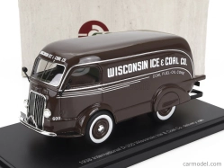 Esval model International D-300 N 600 Van Wisconsin Ice & Coal Co. 1938 - Uhoľné palivo - olejový koks 1:43 Hnedá