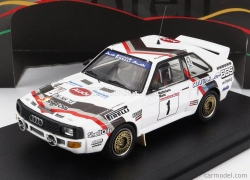 Trofeu Audi Quattro Sport N 1 Rally Manx 1984 H.mikkola - A.hertz 1:43 Bílá